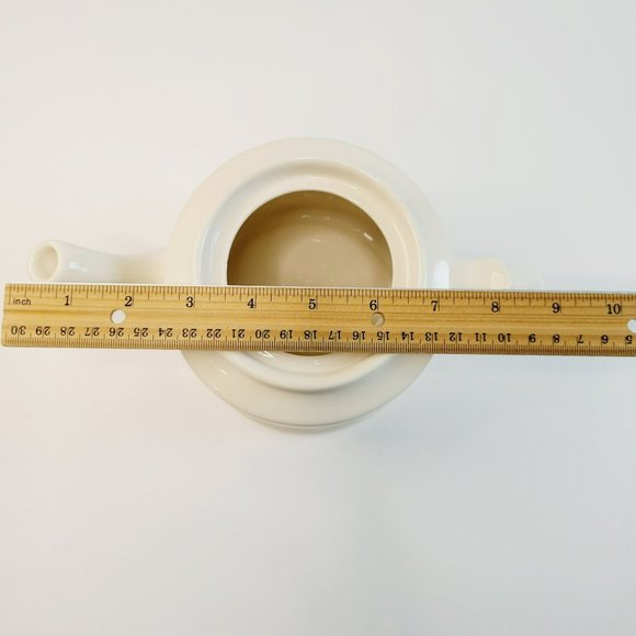 Vintage Wade Teapot Brown English Countryside Village Church Scene, England Made - Picture 14 of 14